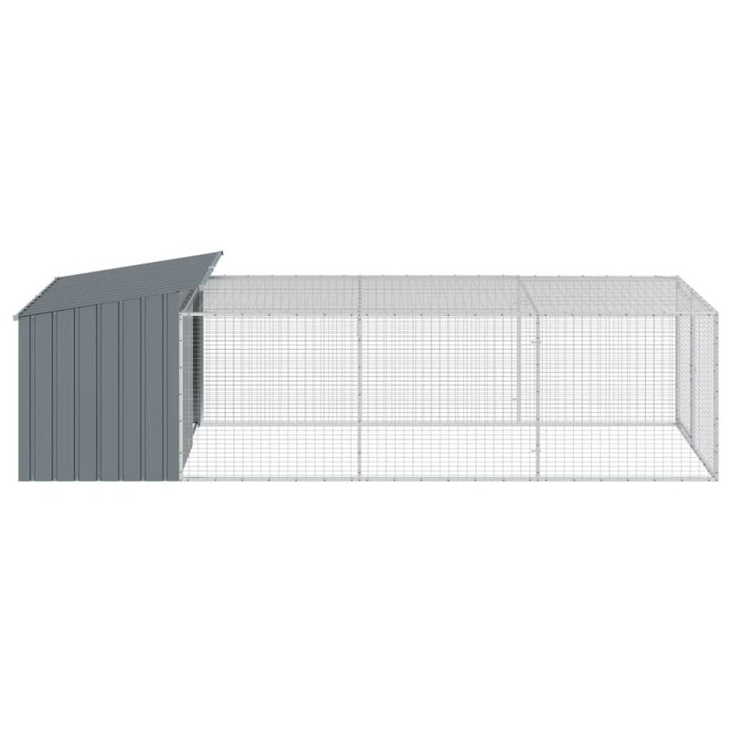 vidaXL niche pour chien Acier