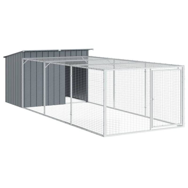 vidaXL niche pour chien Acier