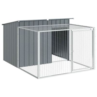 vidaXL niche pour chien Acier
