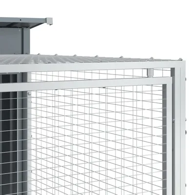 vidaXL niche pour chien Acier