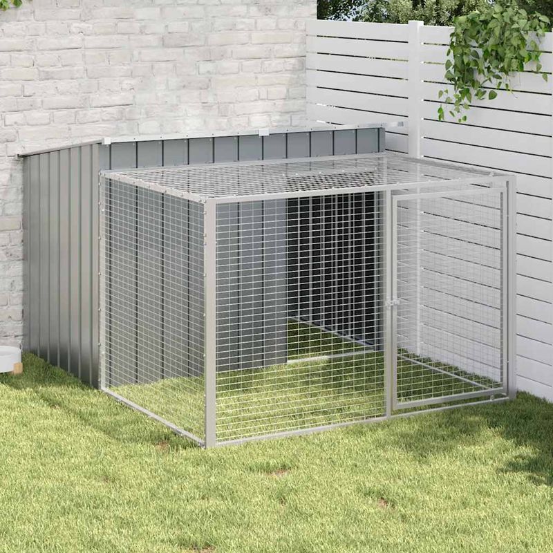 vidaXL niche pour chien Acier