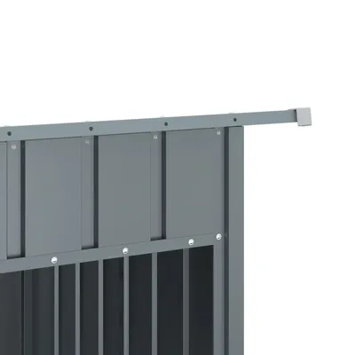 vidaXL niche pour chien Acier