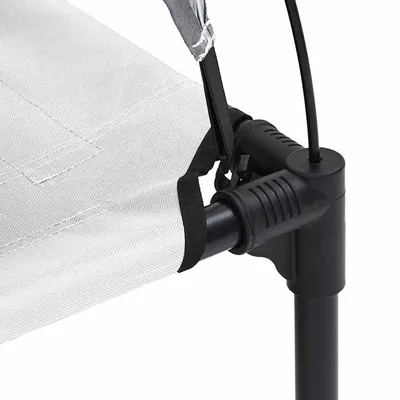 vidaXL Lit avec auvent pour chien