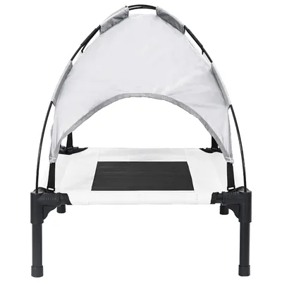 vidaXL Lit avec auvent pour chien