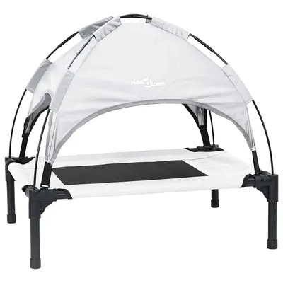 vidaXL Lit avec auvent pour chien vidaXL Lit avec auvent pour chien