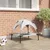 vidaXL Lit avec auvent pour chien