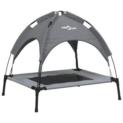 vidaXL Lit avec auvent pour chien vidaXL Lit avec auvent pour chien