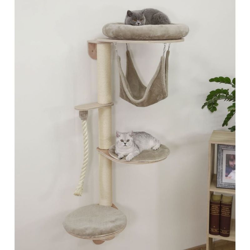 Kerbl Arbre à chat mural Dolomit Grappa 158 cm