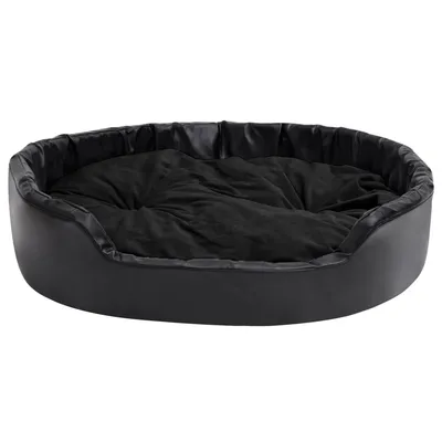 vidaXL Lit avec coussin similicuir pour chien