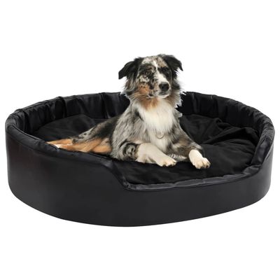 vidaXL Lit avec coussin similicuir pour chien