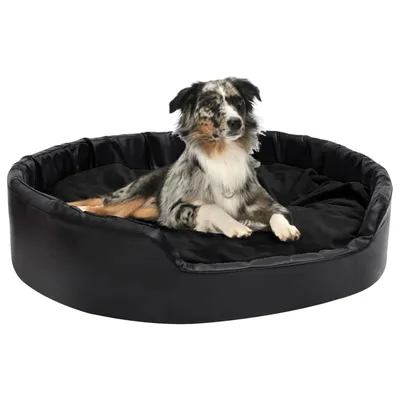 vidaXL Lit avec coussin similicuir pour chien