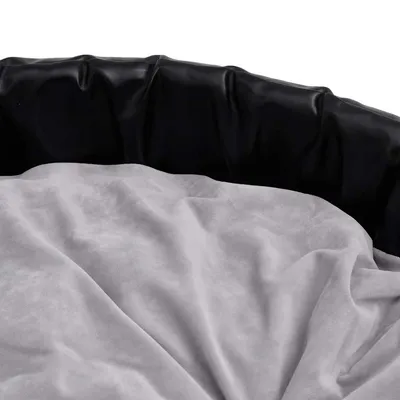 vidaXL Lit avec coussin similicuir pour chien vidaXL Lit avec coussin similicuir pour chien