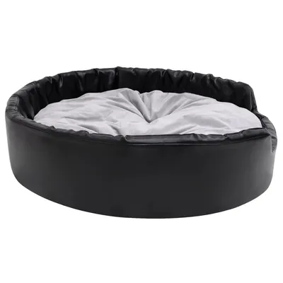 vidaXL Lit avec coussin similicuir pour chien vidaXL Lit avec coussin similicuir pour chien