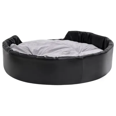 vidaXL Lit avec coussin similicuir pour chien vidaXL Lit avec coussin similicuir pour chien