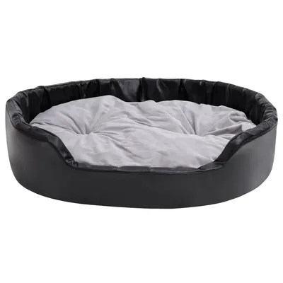 vidaXL Lit avec coussin similicuir pour chien vidaXL Lit avec coussin similicuir pour chien