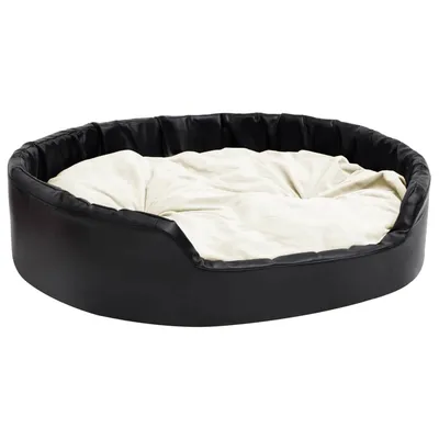 vidaXL Lit avec coussin similicuir pour chien