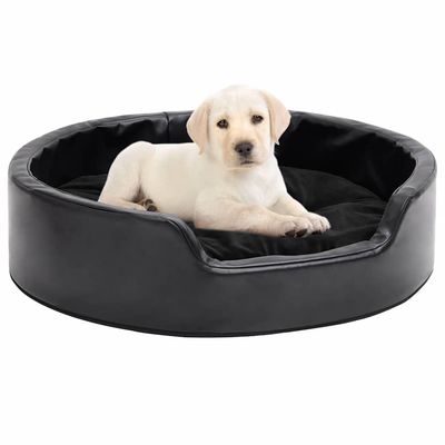 vidaXL Lit avec coussin similicuir pour chien