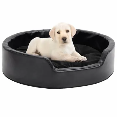 vidaXL Lit avec coussin similicuir pour chien vidaXL Lit avec coussin similicuir pour chien