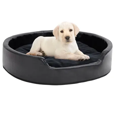 vidaXL Lit avec coussin similicuir pour chien