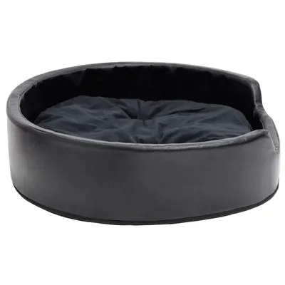 vidaXL Lit avec coussin similicuir pour chien