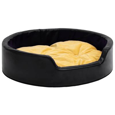 vidaXL Lit avec coussin similicuir pour chien