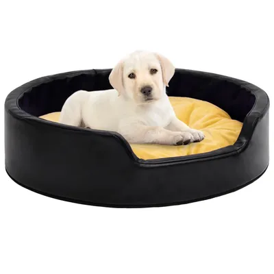 vidaXL Lit avec coussin similicuir pour chien vidaXL Lit avec coussin similicuir pour chien