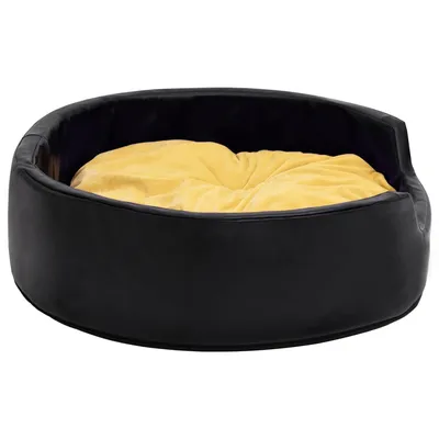 vidaXL Lit avec coussin similicuir pour chien vidaXL Lit avec coussin similicuir pour chien