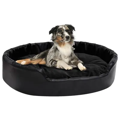 vidaXL Lit avec coussin similicuir pour chien vidaXL Lit avec coussin similicuir pour chien