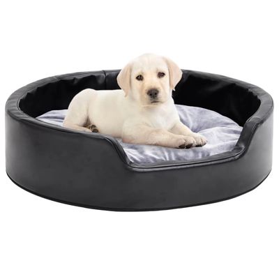 vidaXL Lit avec coussin similicuir pour chien