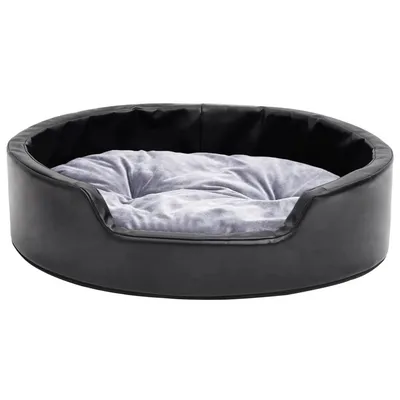 vidaXL Lit avec coussin similicuir pour chien