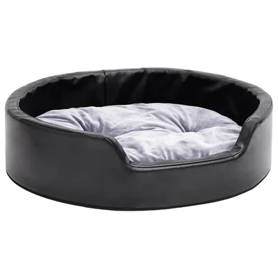 vidaXL Lit avec coussin similicuir pour chien vidaXL Lit avec coussin similicuir pour chien