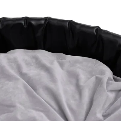 vidaXL Lit avec coussin similicuir pour chien