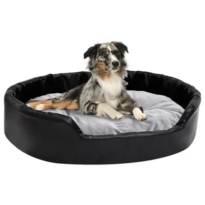 vidaXL Lit avec coussin similicuir pour chien