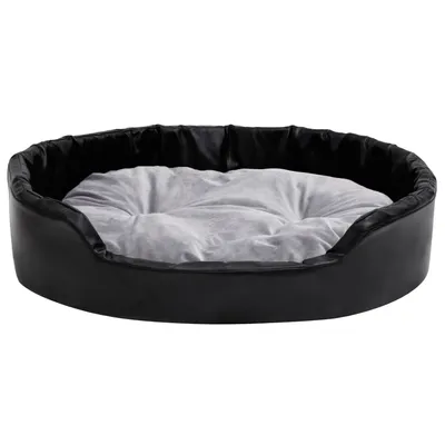 vidaXL Lit avec coussin similicuir pour chien