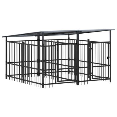 vidaXL Cage tout-en-un pour chien