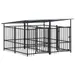 vidaXL Cage tout-en-un pour chien