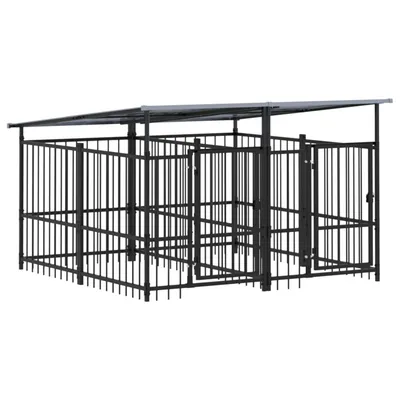vidaXL Cage tout-en-un pour chien