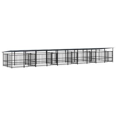 vidaXL Cage spacieuse pour chien