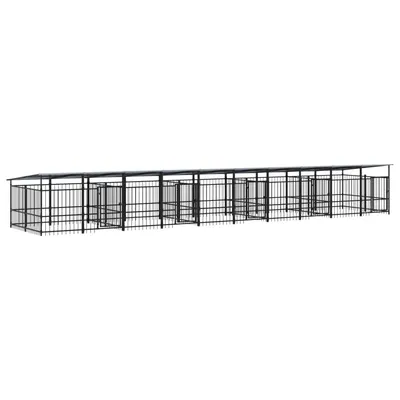 vidaXL Cage spacieuse pour chien