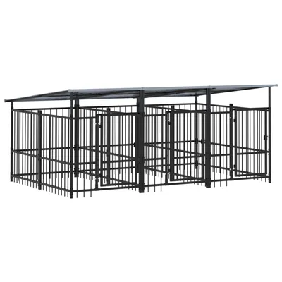 vidaXL Cage tout-en-un pour chien vidaXL Cage tout-en-un pour chien
