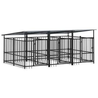 vidaXL Cage tout-en-un pour chien vidaXL Cage tout-en-un pour chien