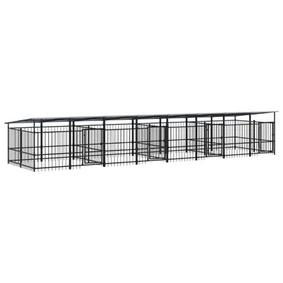 vidaXL Cage spacieuse pour chien