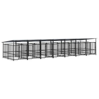 vidaXL Cage tout-en-un pour chien