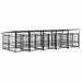 vidaXL Cage tout-en-un pour chien