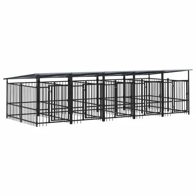 vidaXL Cage tout-en-un pour chien vidaXL Cage tout-en-un pour chien