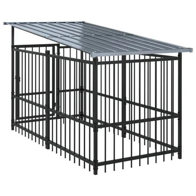 vidaXL Cage tout-en-un pour chien