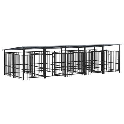 vidaXL Cage tout-en-un pour chien