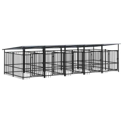 vidaXL Cage tout-en-un pour chien