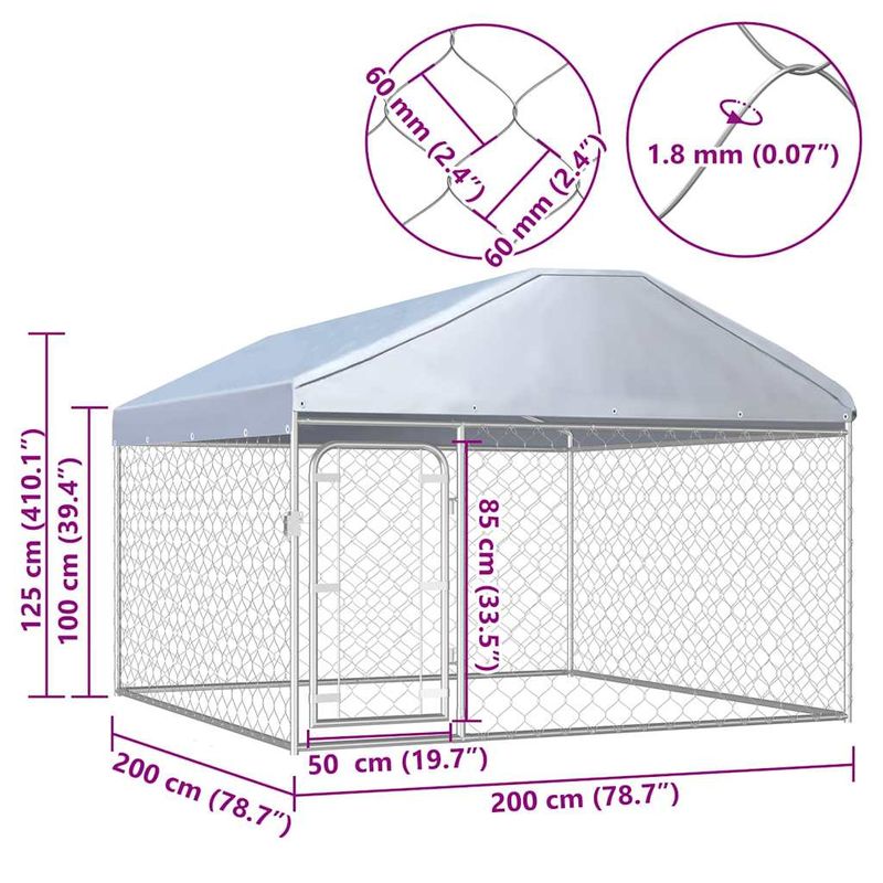 vidaXL Niche d’extérieur pour chien/chiot