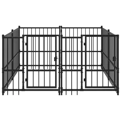 vidaXL Cage tout-en-un pour chien